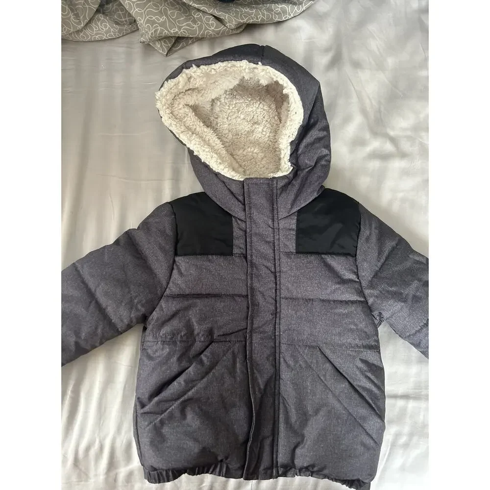 Carters Grey Hooded Jacket size 3